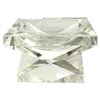 Image 1 : Oleg Cassini Signed Crystal Pillar Candle Holder