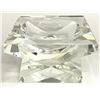 Image 5 : Oleg Cassini Signed Crystal Pillar Candle Holder