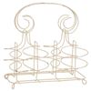 Image 5 : Retro Highball Glasses with Carrier & Spoons