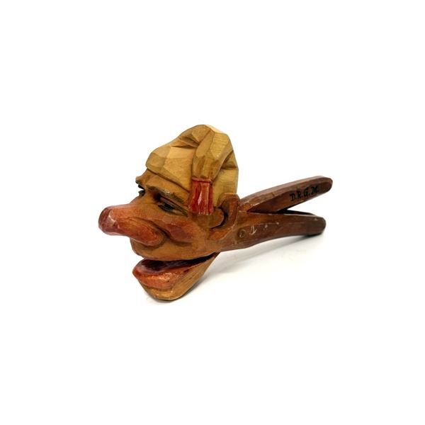 Black Forest Hand-Carved Wood Nut Cracker