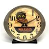 Image 1 : 1938 Black Americana Molasses Advertising Clock