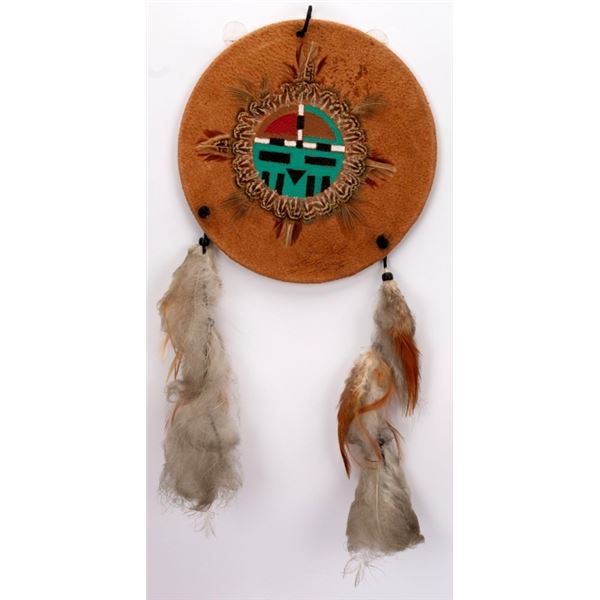 Signed Native American Kachina Spirit Shield