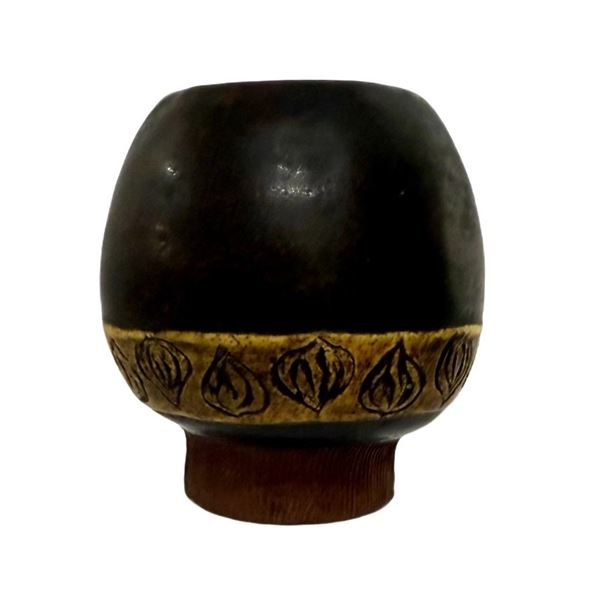 1965 Artist Signed Gourd-Style Ceramic Vase