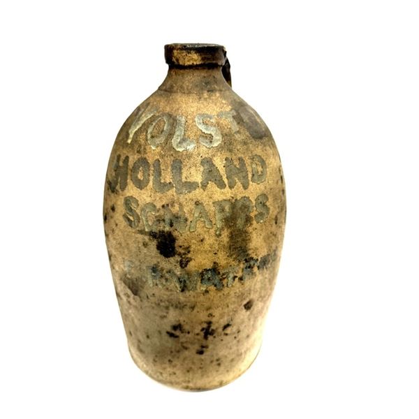Holland Schnapps Salt-Glazed Stoneware Jug