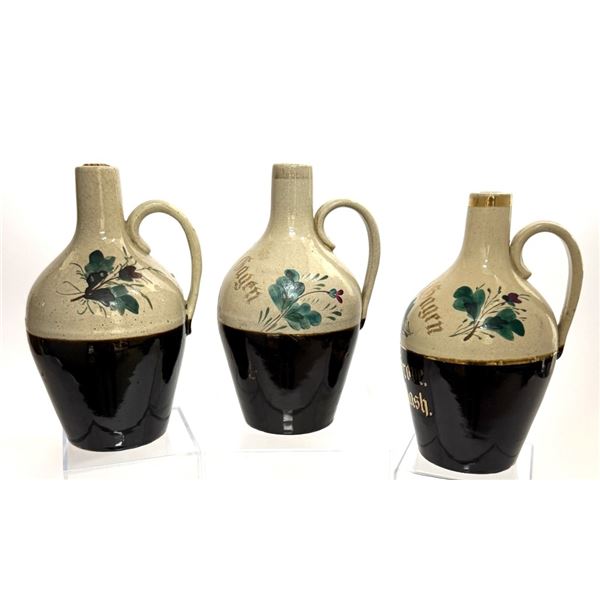 John P. Hagen Fulper Pottery Liquor Jugs