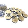 Image 3 : English Chippendale Blue Johnson Bros China Set