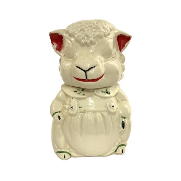 American Pottery Company Ceramic Lamb Cookie Jar
