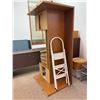 Image 8 : Wooden Desk w/ Step Ladder (drawers removed for easy loading)
