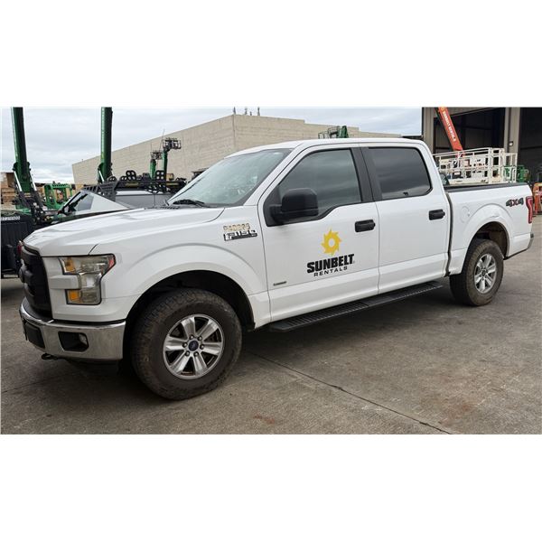 (943806) 2016 Ford F150 Pickup Truck, 4WD Lic. 850KBR 97,959 Miles (Starts & Runs-See Video