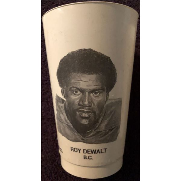 1981 MAC'S CONVENIENCE CFL CUPS - ROY DEWALT (HOF)