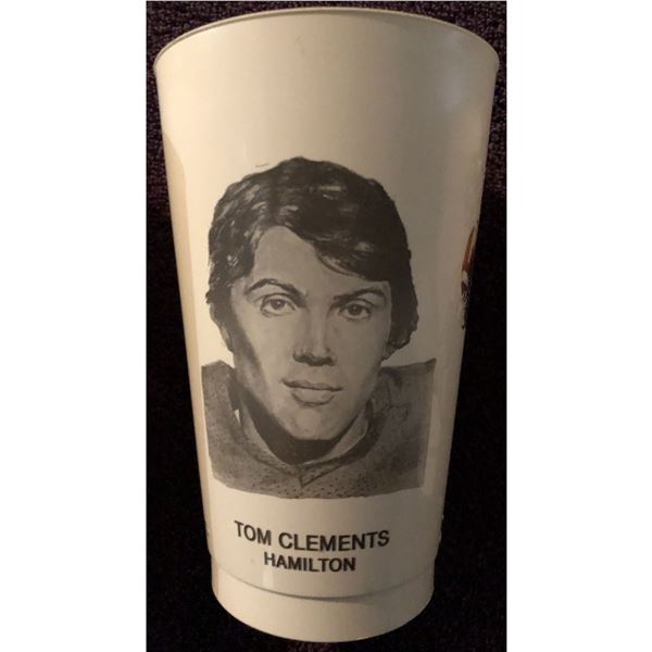 1981 MAC'S CONVENIENCE CFL CUPS - TOM CLEMENTS (HOF)