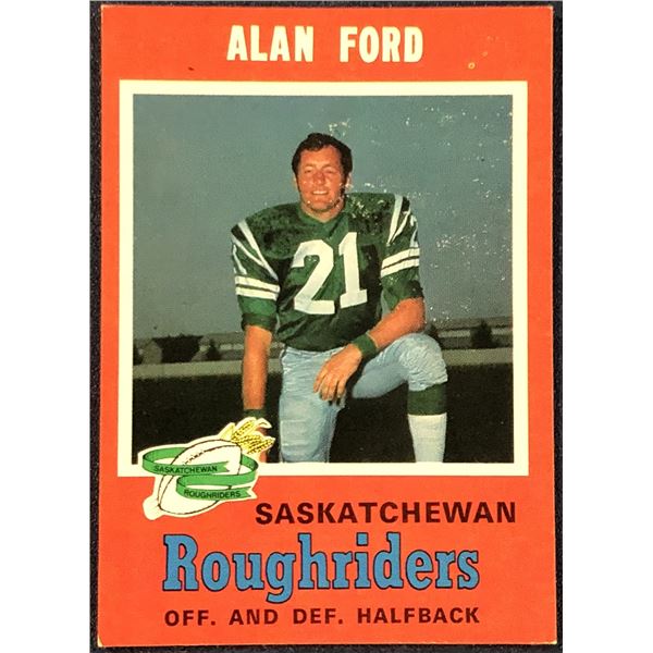 1971 O-PEE-CHEE CFL ALAN FORD