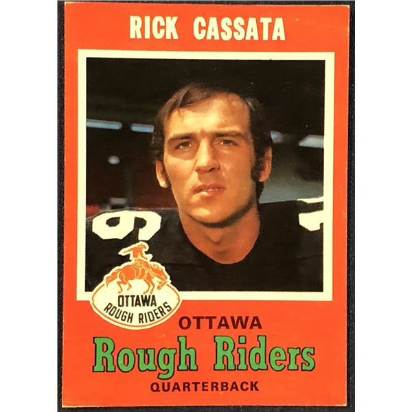 1971 O-PEE-CHEE CFL RICK CASSATA
