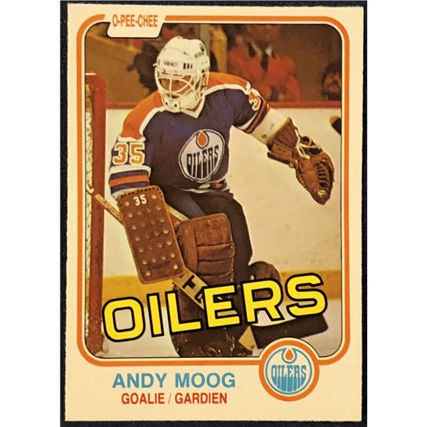 1981-82 O-PEE-CHEE ANDY MOOG ROOKIE CARD