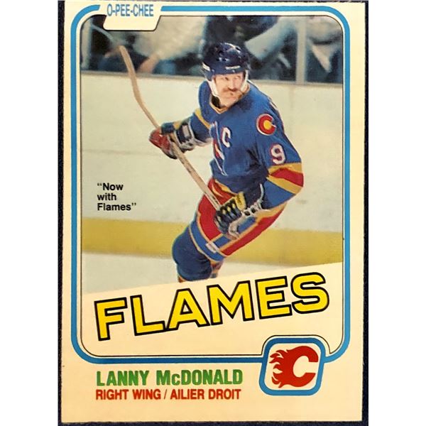 1981-82 O-PEE-CHEE LANNY McDONALD (HOF)