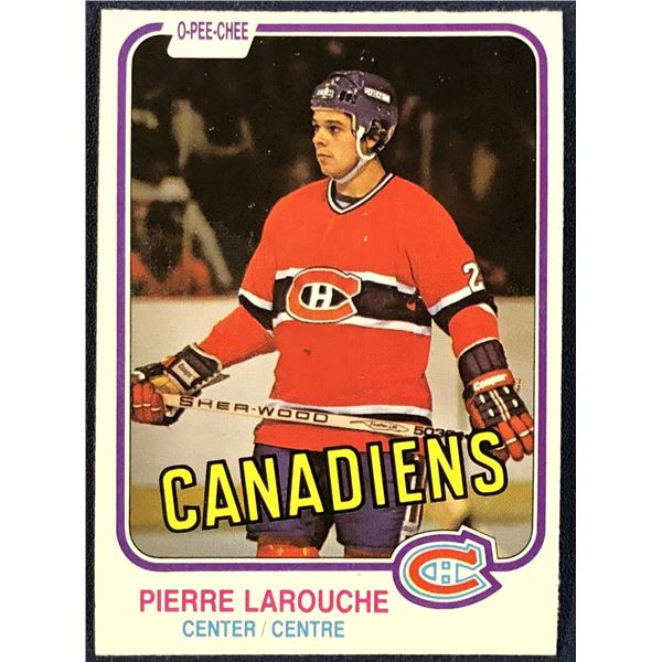 1981-82 O-PEE-CHEE PIERRE LAROUCHE