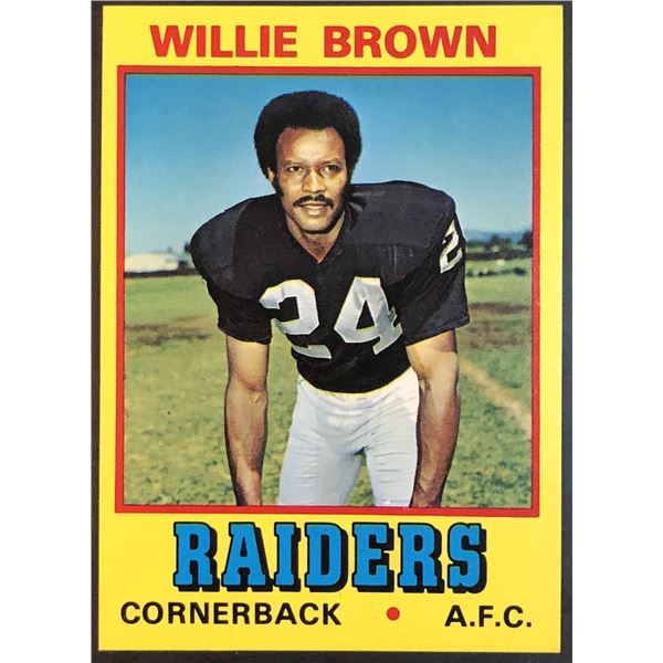 1974 TOPPS WONDER BREAD WILLIE BROWN (HOF)