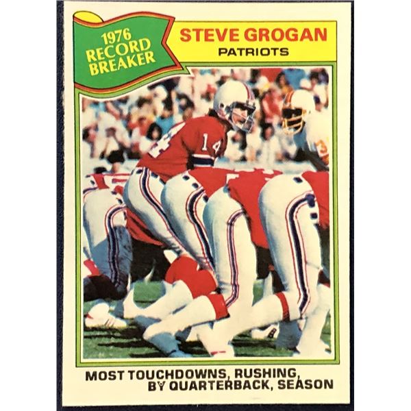 1977 TOPPS NFL STEVE GROGAN