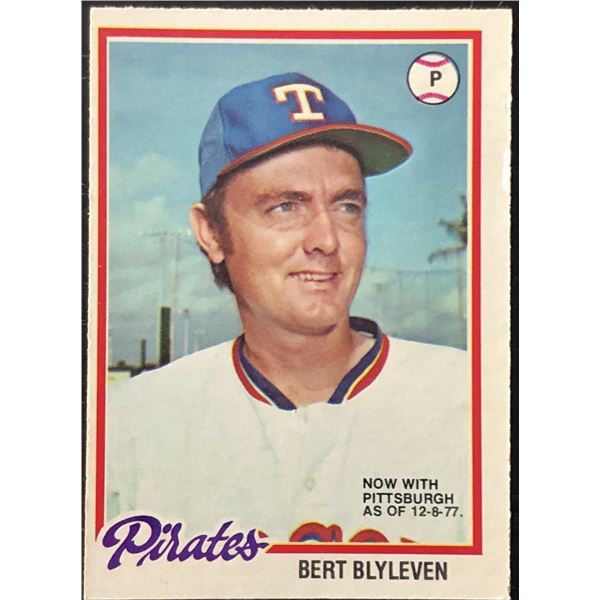1978 O-PEE-CHEE BERT BLYLEVEN (HOF)