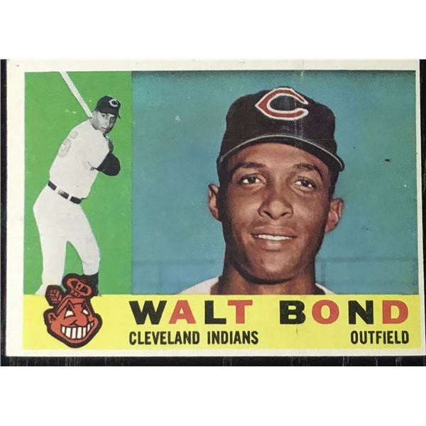 1960 TOPPS GRAY BACKS HIGH NUMBERS WALT BOND