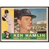 Image 1 : 1960 TOPPS GRAY BACKS HIGH NUMBERS KEN HAMLIN