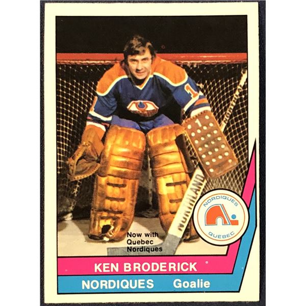 1977-78 O-PEE-CHEE WHA KEN BRODERICK