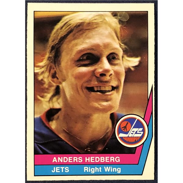 1977-78 O-PEE-CHEE WHA ANDERS HEDBERG