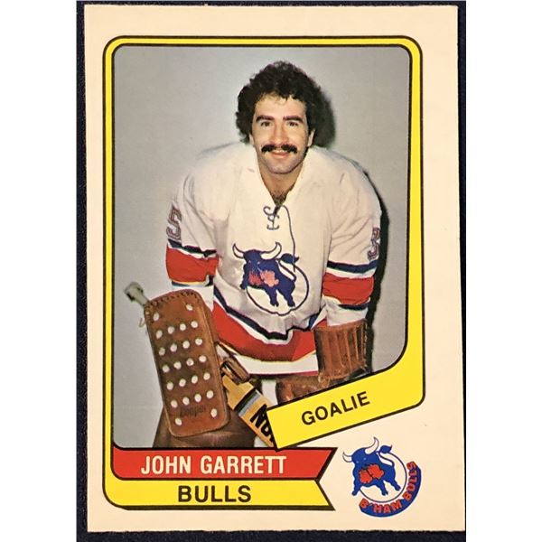 1976-77 O-PEE-CHEE WHA JOHN GARRETT
