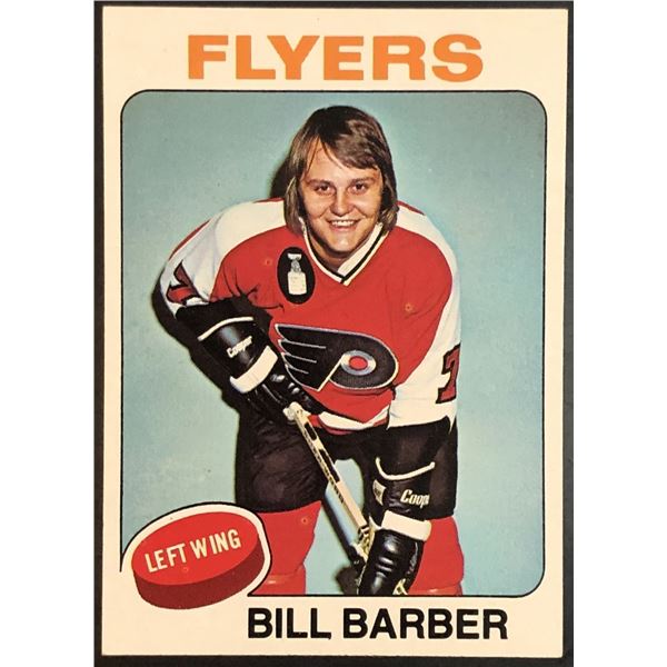 1975-76 NHL TOPPS BILL BARBER (HOF)