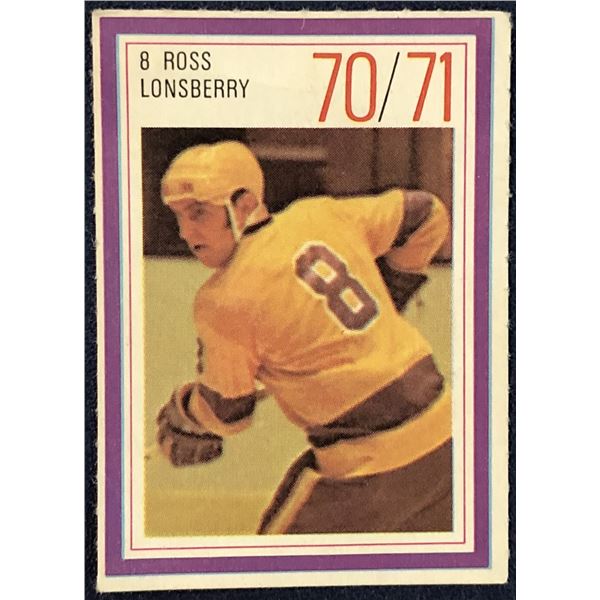 1970-71 ESSO NHL ROSS LONSBERRY