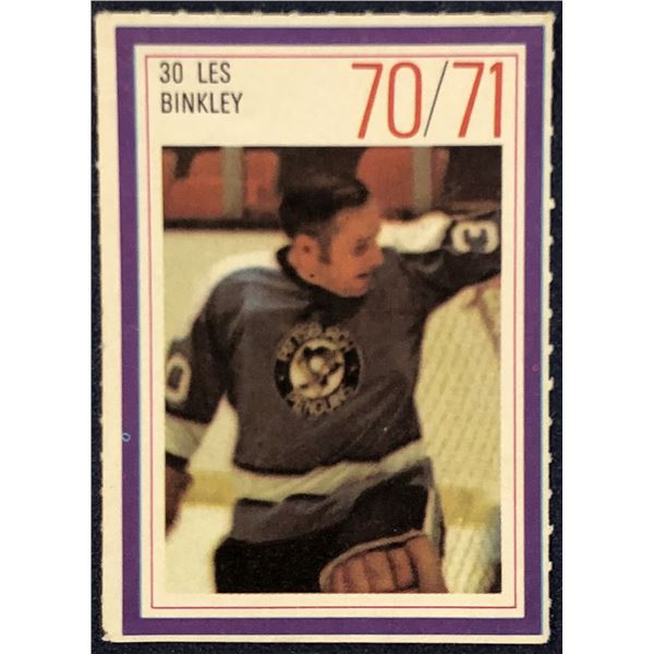 1970-71 ESSO NHL LES BINKLEY