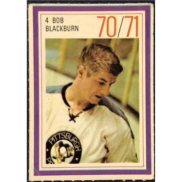 1970-71 ESSO NHL BOB BLACKBURN