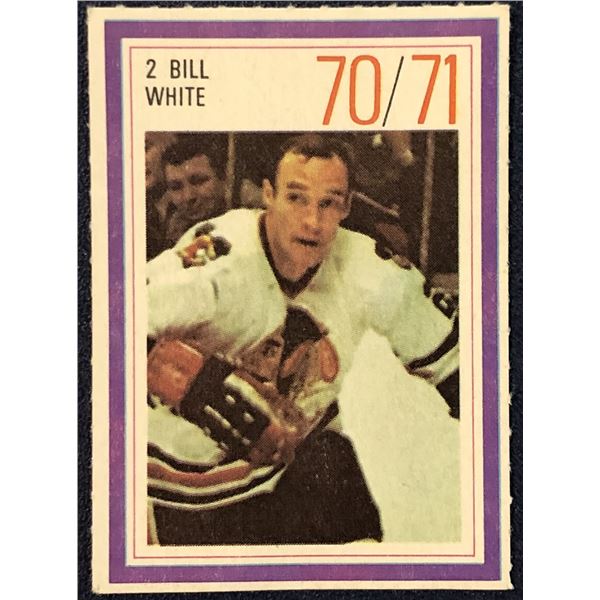 1970-71 ESSO NHL BILL WHITE