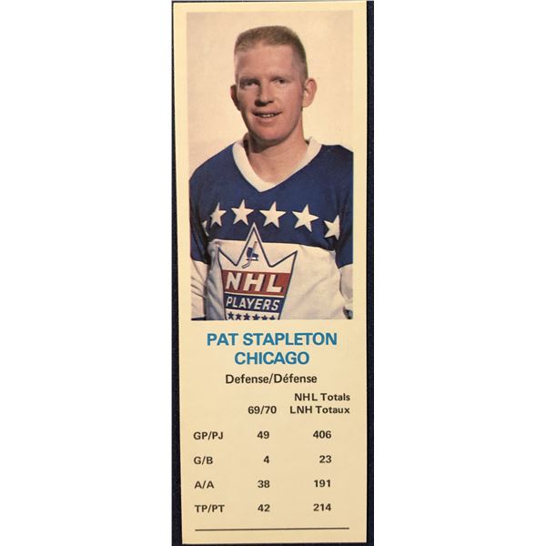 1970-71 DAD'S COOKIES PAT STAPLETON