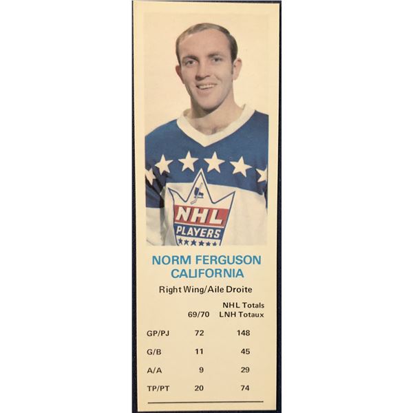 1970-71 DAD'S COOKIES NORM FERGUSON
