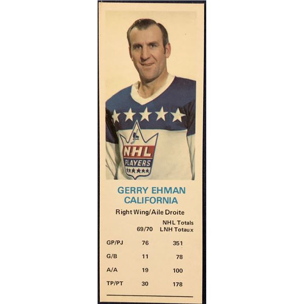 1970-71 DAD'S COOKIES GERRY EHMAN