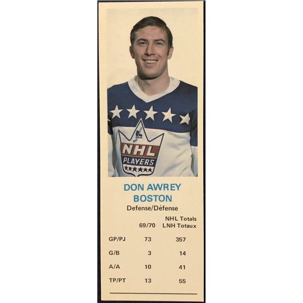 1970-71 DAD'S COOKIES DON AWREY