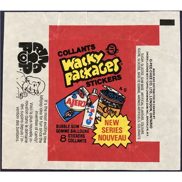 1979 O-PEE-CHEE WACKY PACKAGES WRAPPER
