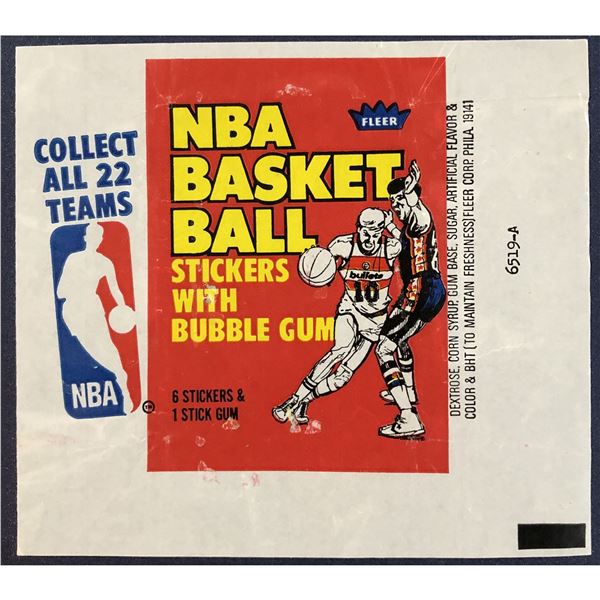 1979-80 FLEER BASKETBALL WRAPPER
