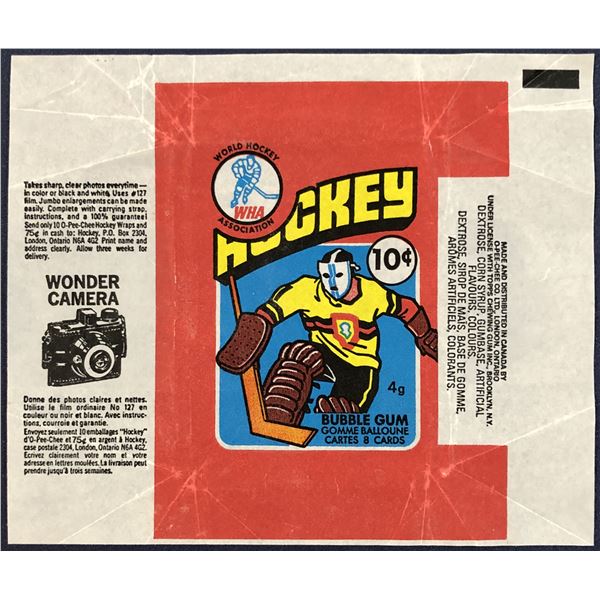 1976-77 O-PEE-CHEE WHA HOCKEY WRAPPER