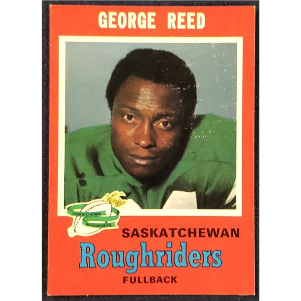 1971 O-PEE-CHEE CFL GEORGE REED (HOF)