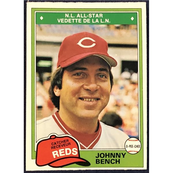 1981 O-PEE-CHEE JOHNNY BENCH (HOF)