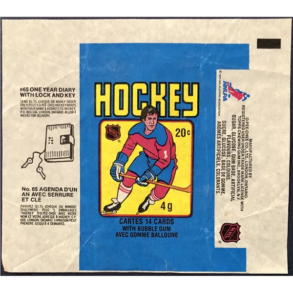 1979-80 O-PEE-CHEE NHL HOCKEY WRAPPER - GRETZKY ROOKIE YEAR