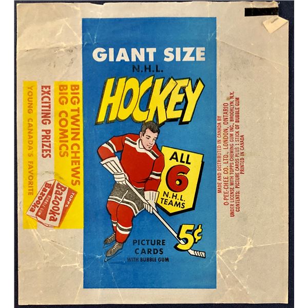 1964-65 O-PEE-CHEE NHL HOCKEY WRAPPER