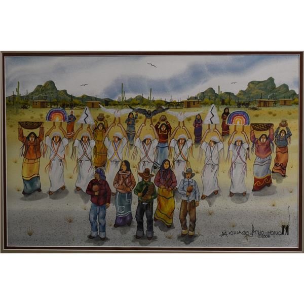 PAPAGO PAINTING (MICHAEL CHIAGO)