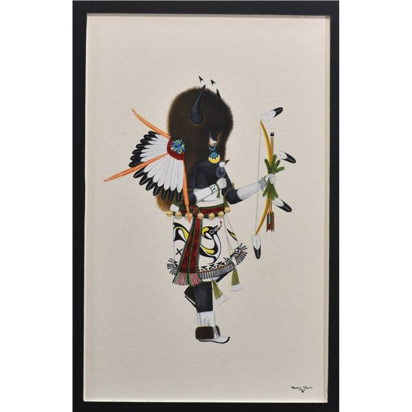 TESUQUE PAINTING (VIRGIL VIGIL)