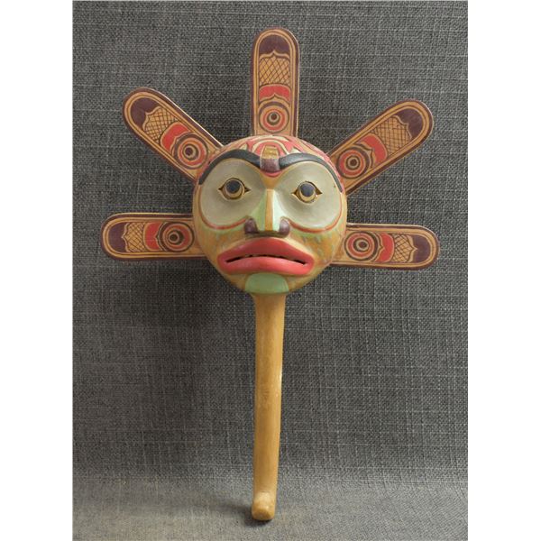 DECORATIVE WOOD RATTLE