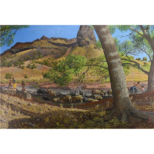 NAVAJO PAINTING (REDWING NEZ)