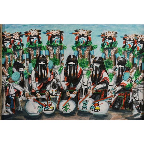 HOPI PAINTING (RAY NAHA)