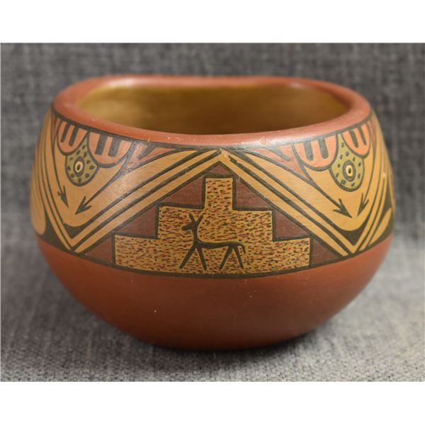 SANTA CLARA POTTERY BOWL (LELA AND LUTHER GUTIERREZ)